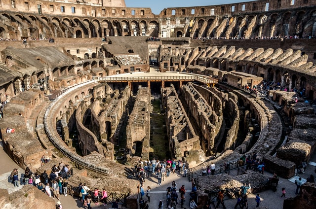 colosseum inside Rome